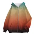 thumbnail image 5 of Tweang Zip Up Hoodie Women Workout Jackets for Woman Sweatshirts for Women Womens Winter Coats Fall Jacket Pocket Sweatshirt Clothing Zipper Track Jacket Tops Winter Jackets for Women Orange M, 5 of 5