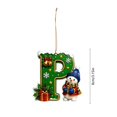 thumbnail image 7 of Yyuenw Christmas Alphabet Ornaments, 3.15"/80mm 2D Acrylic Hanging Pendant Custom Name Xmas Tree Wreath Mantel Decor, 7 of 7