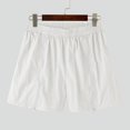thumbnail image 3 of INCERUN 2024 Pantalones cortos de estilo coreano para hombre, pantalones cortos ligeros con diseño de cremallera, ropa de calle informal, pantalones cortos de gimnasio para caminar por la ciudad para, 3 of 5