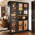 thumbnail image 2 of Curio China gabinetes para sala de estar Librero decoración gabinetes de exhibición de almacenamiento organizador zapato gabinete de lujo muebles de salón, 2 of 4