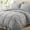 Light Grey, variant on Twin Comforter Set 5 Piece, Light Grey Bed in a Bag with Comforters, Pillow Shams, Pillowcases, Flat Sheet, Fitted Sheet