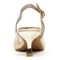 thumbnail image 4 of Ninety Union Macy Rhinestone Trimmed Sling Back, Gold, 9, 4 of 4
