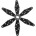 thumbnail image 1 of BRIGHTFUFU 6Ud Bisagra Pesada Para Puertas De Jardín Hierro Negro Con Triangular Estable, 1 of 8
