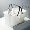 thumbnail image 5 of Portable Shower Caddy Basket Plastic Bath Tote with Handle Storage Organizer Bin for Bathroom, College Dorm, Pantry, Kitchen,9.97x5.63x6.11Inch, 5 of 5