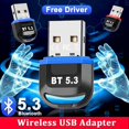 thumbnail image 2 of Adaptador USB inalámbrico Bluetooth 5.3, transmisor y receptor, compatible con Windows 8.1, Win10 y Win11 para teléfonos móviles, ordenadores y controladores de juegos., 2 of 5