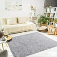 thumbnail image 4 of Modern Soft Shaggy Rugs Grey Fluffy Home Decorative Carpets, Rectangle Durable Plush Fuzzy Area Rugs, 4 of 10