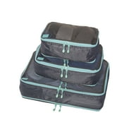 Built Double Zip Packing Cube 3 Piece Set in Quiet Shade
