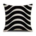 thumbnail image 4 of Black White Waterproof Hugging Pillow Household Design Pattern Sand Pillow, 4 of 4