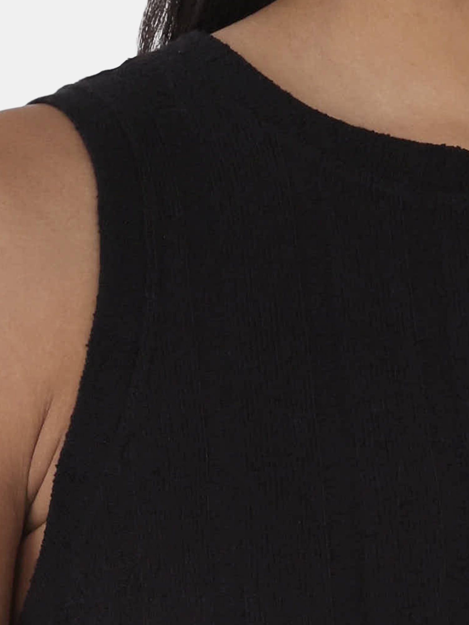Time and Tru Women's Crew Neck Twist Front Tank Top, Sizes XS-XXXL