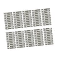 thumbnail image 3 of 100x sujetadores de gancho montados en la pared exhibición de azulejos colgando Hardware fácil de instalar ganchos K para construcción de montaje fijo Acero 9x01x19cm, 3 of 8