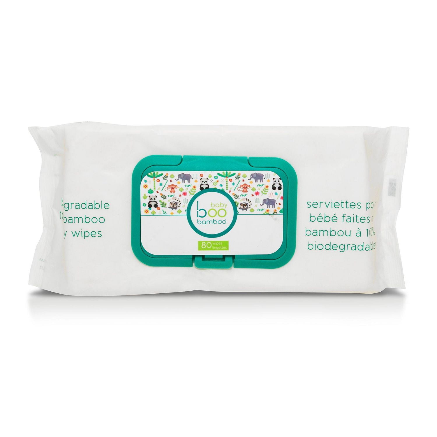 Ensemble pour le change et Lingettes Baby Boo Bamboo de 3 pcs + Cadeau en prime - écran solaire pour bébé FPS 40 en lotion