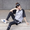 thumbnail image 4 of Traje deportivo de talla grande para mujer, holgado, que cubre las caderas, adelgazante, fitness, yoga, moderno y práctico., 4 of 5