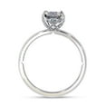 thumbnail image 4 of Solitaire Engagement Rings for Women | Center 6.8MM Round Cut Lab Created Moissanite Wedding Promise Rings for Her in 14K Solid White Gold, Ring Size 7, 4 of 6