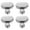 Silver, variant on Zcyifa Zinc Alloy Mirror Clips 4Pcs Punch Free Glass Fixing Clamps Zinc Alloy Wall Mirror Clips for Home Silver