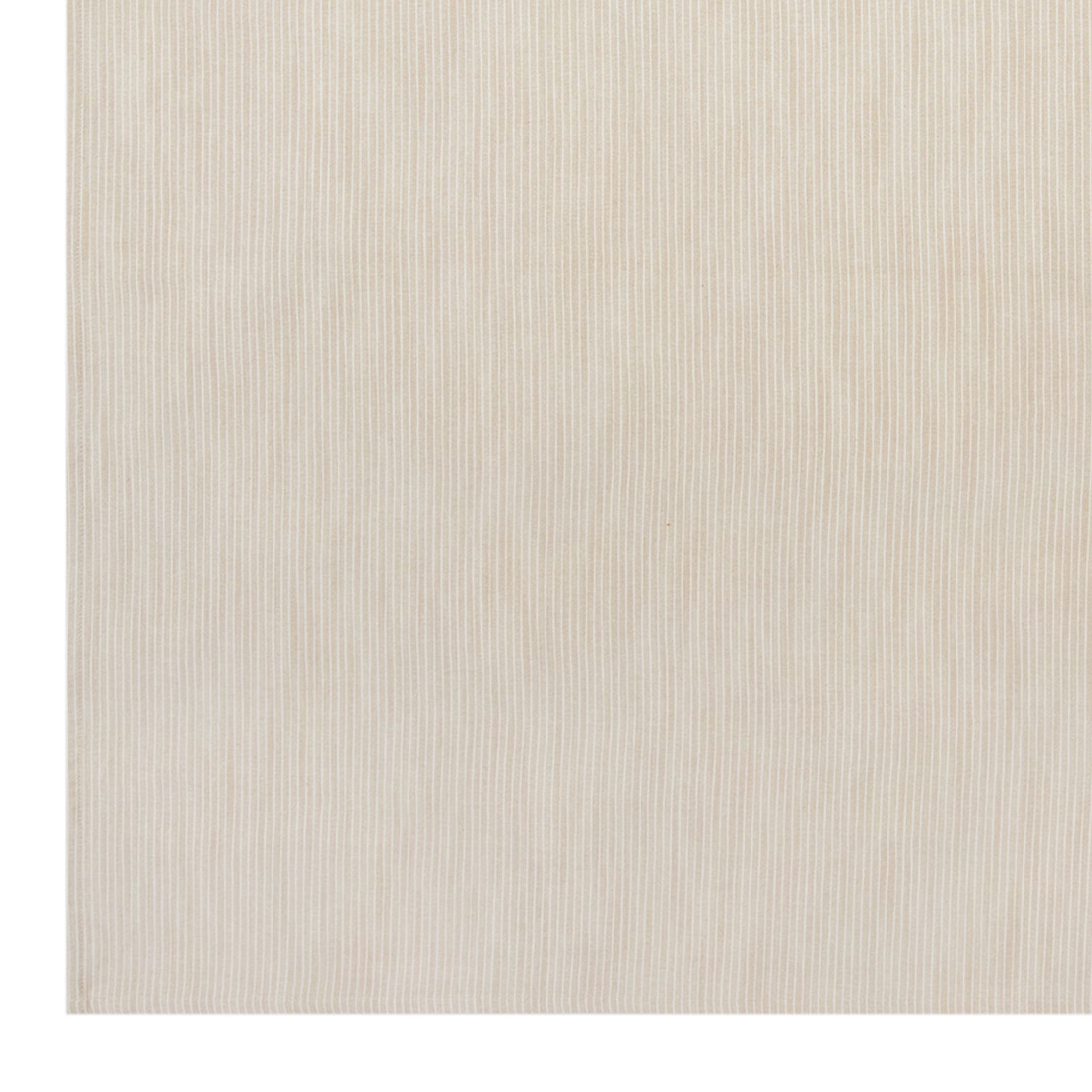Better Homes & Gardens PINSTRIPE TC 60 X 84 - Vanilla Dream / Khaki - 100% Cotton