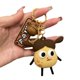 thumbnail image 1 of LUVCLS Llavero con colgante de llave divertida, ojos grandes, boca de salchicha, cosas lindas y feas W L8B6, 1 of 7