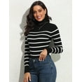 thumbnail image 5 of PrettyGuide Women's Ribbed Turtleneck Long Sleeve Sweater, 5 of 8