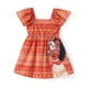 thumbnail image 1 of Vestido naranja en línea A con hombros descubiertos para niña Disney Moana 6-7 años, 1 of 7