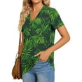 thumbnail image 4 of ATENAR Shirts for Women Soft Lightweight Womens Shirts Loose Tee Green XL, 4 of 7
