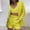 Yellow, variant on Idoravan Women Sets Clothing Clearance Summer Womens Two Piece Set Short Sleeve Sexy Cardigan Casual Shorts Suit