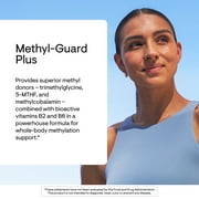 THORNE - Methyl-Guard Plus - حمض الفوليك النشط (5-MTHF) مع فيتامينات B2 وB6 وB12 - يدعم الميثيل ومستوى صحي من الهوموسيستين* - خالٍ من الجلوتين ومنتجات الألبان وفول الصويا - 90 كبسولة