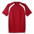 thumbnail image 5 of Sport-Tek Dry Zone Colorblock Crew-S (True Red/White), 5 of 6