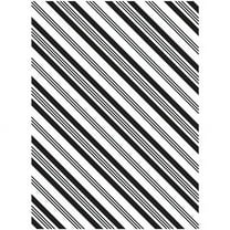Embossing Folder Diagonal Stripe 4.25X5.75 By Darice