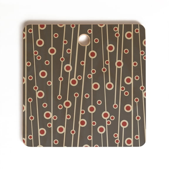 Society6 Heather Dutton Berry Branch Square Cutting Board