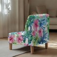 thumbnail image 5 of HELLHERO Tropical plants Decorations Armless Accent Chair Cover with Stain Protection, Dustproof Armless Accent Chair Protector, 5 of 8