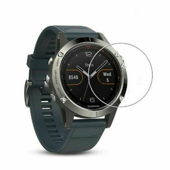 1x Transparent Watch Film Guard Transparent Tempered Glass Screen Protector  for Garmin Fenix5