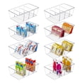 thumbnail image 1 of 8PCS Organizador de alacena, Organizador despensa de Plástico Transparente Con Divisores,Para Despensa, Cocina, Nevera, Gabinetes, Para Snacks, Pouches, 1 of 6