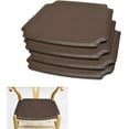 thumbnail image 2 of 3/4" High Density Easy Care Premium Faux Leather Seat Pad for Wishbone CH24 Y Style Chairs (Espresso 4pcs), 2 of 6
