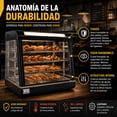 thumbnail image 3 of Vitrina Exhibidor Sobre Mostrador Gutstark Home Alimentos Calientes, 3 of 8