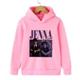 thumbnail image 3 of Sudadera con capucha para niños de los años 90, sudaderas Wednesday Adams, odio a la gente, ropa de dibujos animados, niños, niñas, niños, nunca dejes de ir a la universidad, 3 of 5