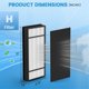 thumbnail image 5 of Para H Filtros, Filtros de Repuesto True HEPA HRF-H1 HRF-H2 Compatibles con los Modelos HPA050, HPA150, HPA060, HPA160, HHT055, 5 of 5