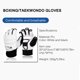 thumbnail image 3 of Boxeo Guantes Transpirables De Taekwondo Guantes Antideslizantes De Medio Dedo Amortiguación Fitness Sanda Muñeca De Lucha Con Pegatina Para Boxeo Deporte En Interiores Yuarrent OD010440-02, 3 of 6