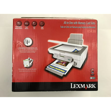 Lexmark X3430 All-In-One With Memory Card Slots Color (Best Printer For Printing Business Cards)