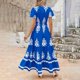 thumbnail image 3 of WILLBEST Vestidos para Mujer Verano Vestido Largo Bohemio Informal de Verano con Escote En V y Mangas Acampanadas con Flores Escalonadas y Bolsillo Mediana, 3 of 3