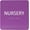 Deep Violet, variant on ADA CENTRAL SIGNS - 6" X6" Baby Nursery Sign - ADA Compliant Tactile Graphics Grade 2 Braille Text Acrylic Wall Sign| Mothers Room Child Care Baby Changing Area Signs for Hospital, Clinic, & Apartment