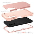 thumbnail image 3 of Dteck Case for Samsung Galaxy A14 5G,Shockproof Rubber Armor Silicone Rugged Case Hybrid Hard Back Phone Cover, Rosegold, 3 of 7