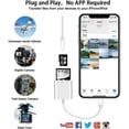 thumbnail image 2 of SD Card Reader for iPhone iPad,Micro SD Card Reader Memory Card Reader, Portable Trail Camera SD Card Adapter,Simultaneous Charging and Reading, Plug and Play, 2 of 7