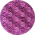 thumbnail image 1 of Ahgly Company Indoor Round Persian Purple Traditional Area Rugs, 7' Round, 1 of 4
