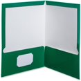 thumbnail image 1 of Portfolio-Twin de Poche, Laminé, Vert, 25/pqt, 1 of 6