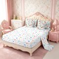 thumbnail image 4 of Manfei Cartoon Horse King Bedding 7pcs,Spring Garden King Bed in a Bag,Reversible, 4 of 6