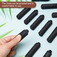 thumbnail image 4 of 40 Pieces Sponge Hair Rollers 1 x 2.6 Inch Satin Rollers for Black Hair Soft Curler Flexible Styling Wave Curlers for Hairdressing Styling, 4 of 5