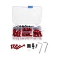 thumbnail image 1 of koolsoo 177x Red Motorcycle Fairing Panel Bolt Fastener Clips Screw for, 1 of 9