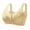 Beige, variant on Seamless Bra for Women Plus Size Front Closure Adjustable Bralette with Lightweight Ice Silk Fabric and Wirefree Design for Daily Wear