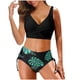thumbnail image 1 of Cómodo traje de baño de dos piezas con estampado de bikini sin espalda para mujer Conjunto de ropa de playa OAVQHLG3B Store  lin121212, 1 of 3