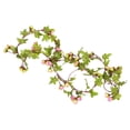 thumbnail image 3 of BRIGHTFUFU Guirnaldas de flores de rosas artificiales, vides falsas, rosas de seda, decoración colgante para boda, arco, fiesta, hogar, jardín, pared, 2,3 m, 3 of 8