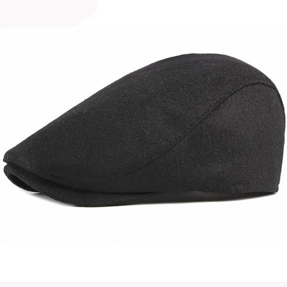 SikaFu Beret Cap Autumn Winter Wool Hat Solid Artist Painter Hat Vintage Adjustable Women Men Berets Retro Ivy Newsboy Flat Cap